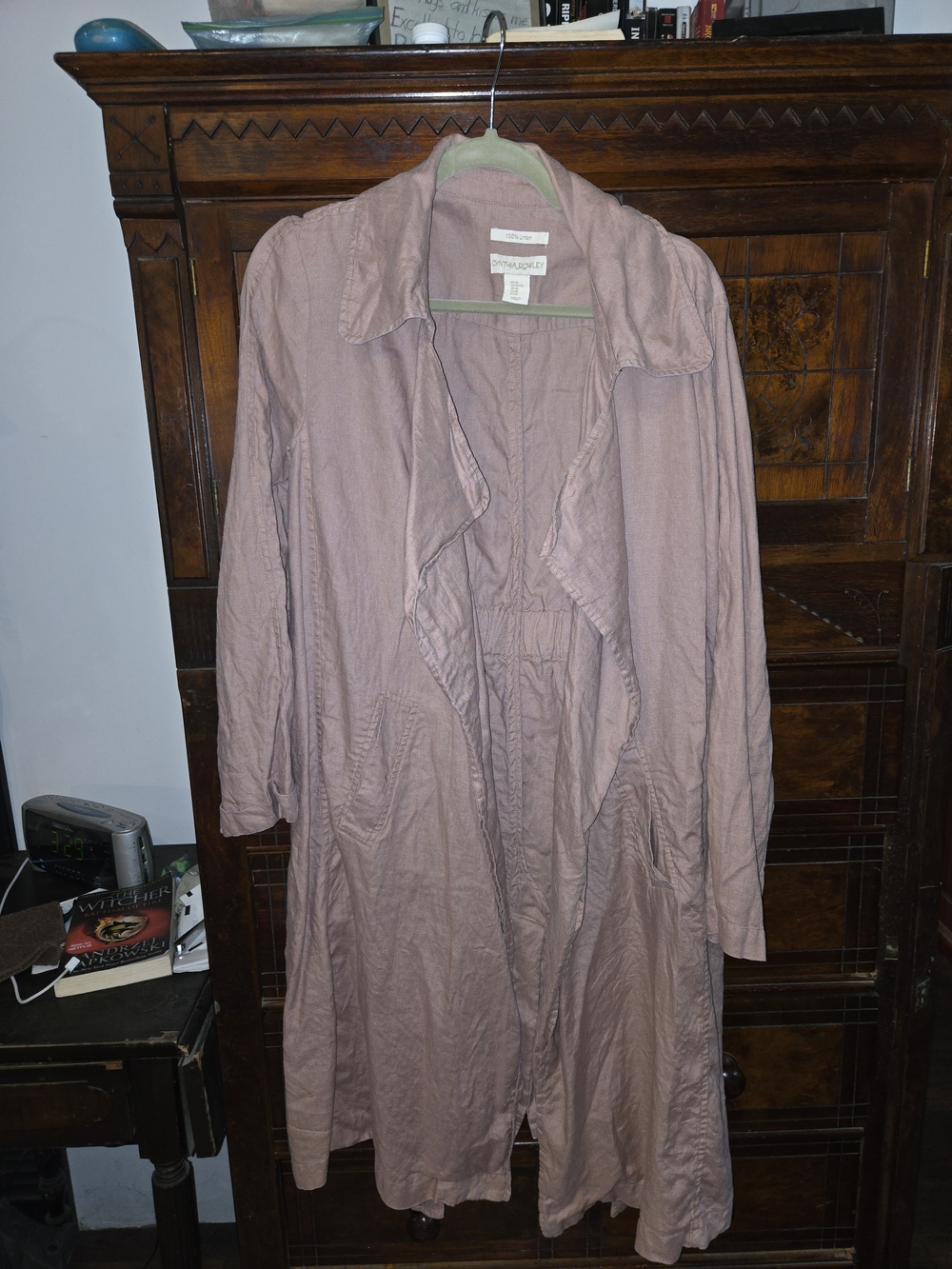 LOFT Mauve Pink Lightweight Draped Women's Dress Coat